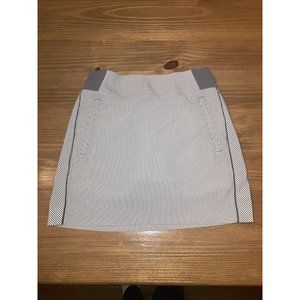 Athlete Gray And White Pinstripe Skirt Size 4